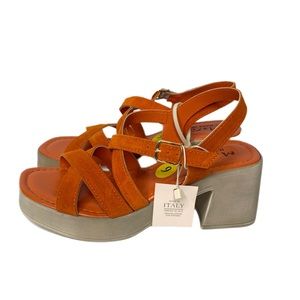 Mariella Platform Strappy Block Heel Sandal 9